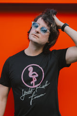NEW! - Flamingo Black Tee